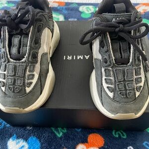 AMIRI Kids Black and Gray Chunky Sneakers